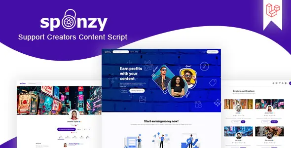 Sponzy – Support Creators Content Script